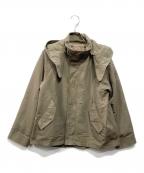 BEAUTY&YOUTHビューティーアンドユース）の古着「グログランフードライナーマウンテンパーカー」｜カーキ