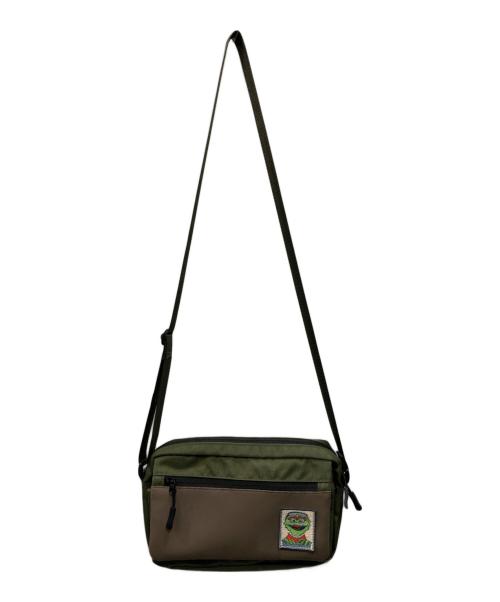 ear PAPILLONNER（イアパピヨネ）ear PAPILLONNER (イアパピヨネ) コラボウォレットショルダーバッグ オリーブの古着・服飾アイテム