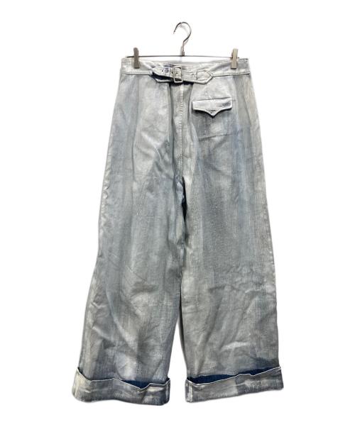 MM6 Maison Margiela（エムエムシックスメゾンマルジェラ）MM6 Maison Margiela (エムエムシックスメゾンマルジェラ) コーティング加工デニムパンツ ホワイト サイズ:SIZE42の古着・服飾アイテム
