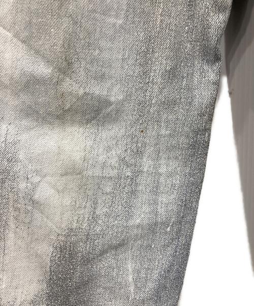 MM6 Maison Margiela（エムエムシックスメゾンマルジェラ）MM6 Maison Margiela (エムエムシックスメゾンマルジェラ) コーティング加工デニムパンツ ホワイト サイズ:SIZE42の古着・服飾アイテム