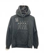 UNDERCOVERアンダーカバー）の古着「Patch Custom Hoodie」｜ブラック