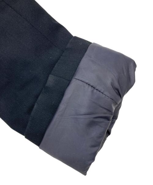 ARMANI COLLEZIONI（アルマーニ コレツィオーニ）ARMANI COLLEZIONI (アルマーニ コレツィオーニ) ボアライナー付ステンカラーコート ブラック サイズ:SIZE44の古着・服飾アイテム