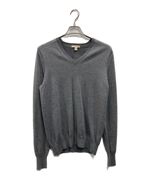 BURBERRY BRIT（バーバリーブリット）BURBERRY BRIT (バーバリーブリット) エルボーパッチニット グレー サイズ:Sの古着・服飾アイテム