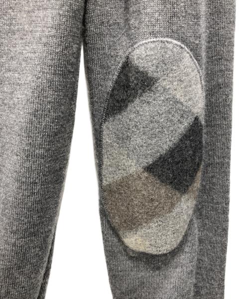 BURBERRY BRIT（バーバリーブリット）BURBERRY BRIT (バーバリーブリット) エルボーパッチニット グレー サイズ:Sの古着・服飾アイテム