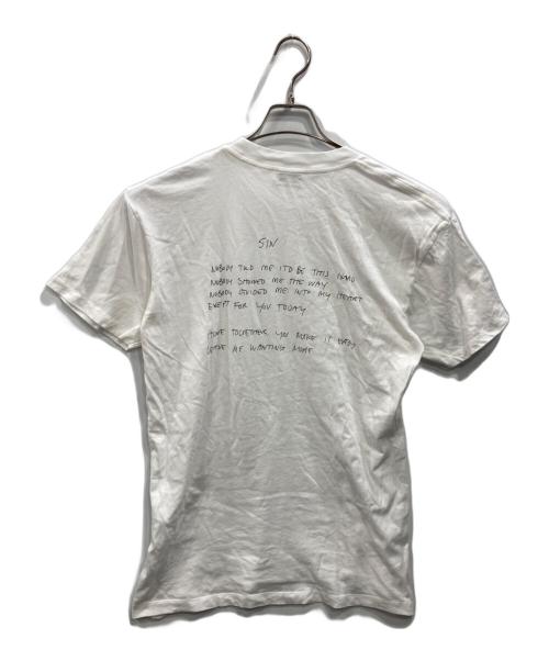 ANINE BING（アニン ビン）ANINE BING (アニン ビン) WALKER TEE LYRICS ホワイト サイズ:SIZE Sの古着・服飾アイテム