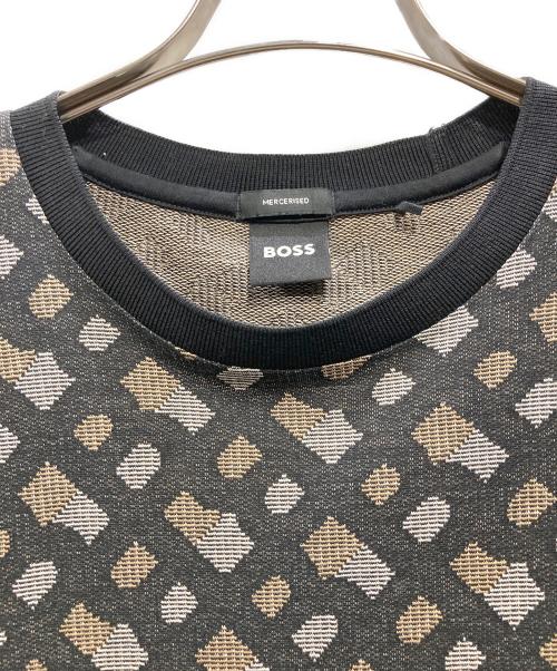BOSS（ボス）BOSS (ボス) モノグラムTシャツ ブラック サイズ:Sの古着・服飾アイテム