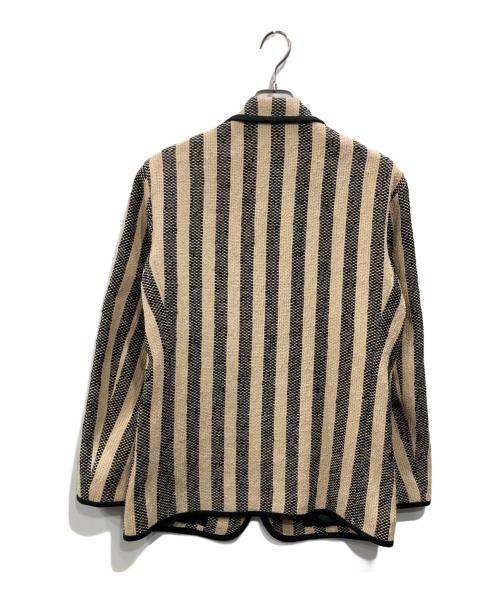 ISSEY MIYAKE MEN（イッセイミヤケメン）ISSEY MIYAKE MEN (イッセイミヤケメン) 裂き織り2Bジャケット ベージュ サイズ:SIZE2の古着・服飾アイテム