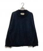 TODAYFULトゥデイフル）の古着「Roundhem Linen Knit」｜ブラック