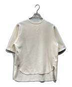 Whim Gazetteウィムガゼット）の古着「Vガゼットハーフスリーブプルオーバー」｜ホワイト