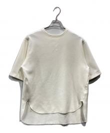 Whim Gazette（ウィムガゼット）の古着「Vガゼットハーフスリーブプルオーバー」｜ホワイト