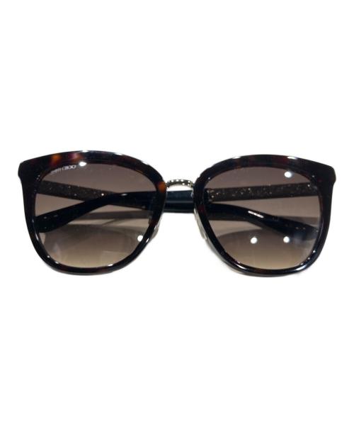 JIMMY CHOO（ジミーチュウ）JIMMY CHOO (ジミーチュウ) サングラス ブラウン サイズ:53□19の古着・服飾アイテム
