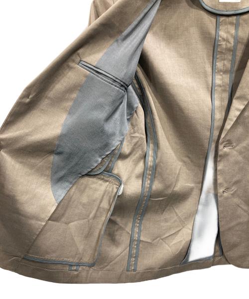 BEAUTY&YOUTH UNITED ARROWS（ビューティーアンドユースユナイテッドアローズ）BEAUTY&YOUTH UNITED ARROWS (ビューティーアンドユースユナイテッドアローズ) テーラードジャケット ベージュ サイズ:Ｓの古着・服飾アイテム