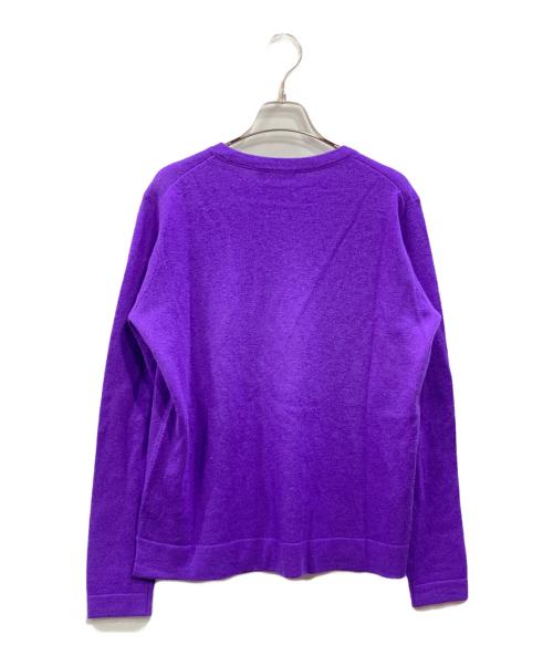 POLO RALPH LAUREN（ポロ・ラルフローレン）POLO RALPH LAUREN (ポロ・ラルフローレン) カシミヤニット パープル サイズ:Mの古着・服飾アイテム