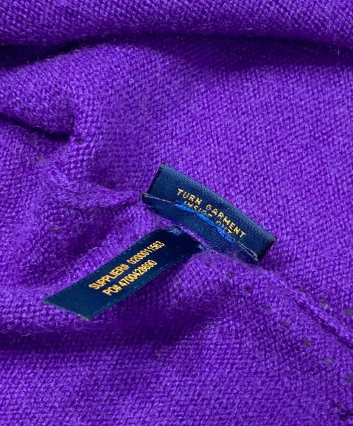 POLO RALPH LAUREN（ポロ・ラルフローレン）POLO RALPH LAUREN (ポロ・ラルフローレン) カシミヤニット パープル サイズ:Mの古着・服飾アイテム