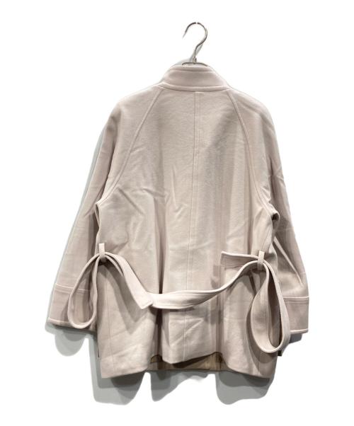 PUBLIC TOKYO（パブリックトウキョウ）PUBLIC TOKYO (パブリックトウキョウ) ハイネックウールショートコート ピンク サイズ:Freeの古着・服飾アイテム