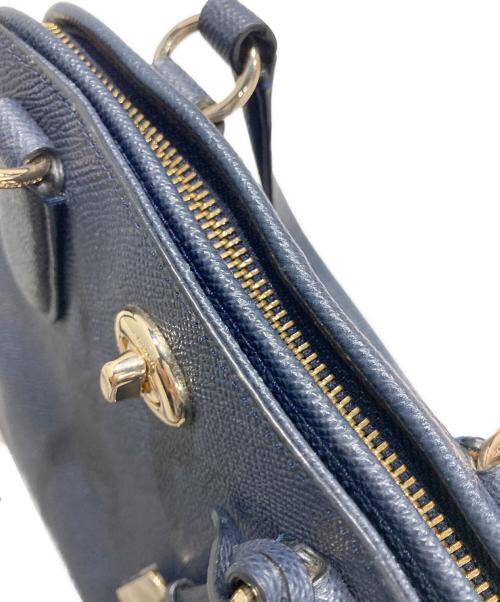 COACH（コーチ）COACH (コーチ) ハンドバッグ ネイビーの古着・服飾アイテム