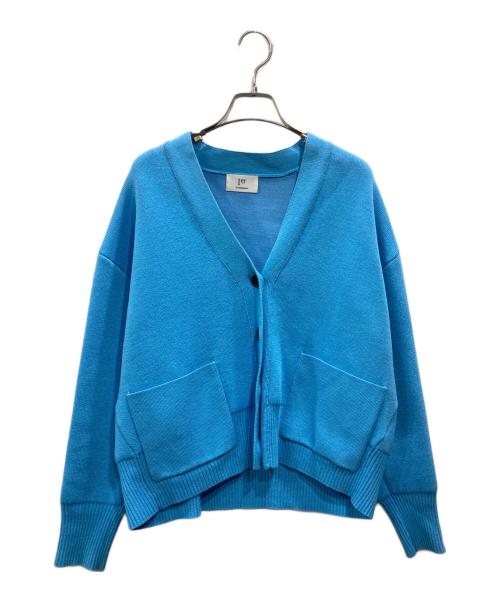 1er Arrondissement（プルミエ アロンディスモン）1er Arrondissement (プルミエ アロンディスモン) 接結ショートカーディガン ブルー サイズ:ーの古着・服飾アイテム