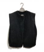 CASA FLINEカーサフライン）の古着「ボアベスト」｜ブラック