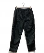 COMME des GARCONS HOMMEコムデギャルソン オム）の古着「綿ブロードイージパンツ」｜ブラック