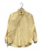 RALPH LAURENラルフローレン）の古着「ボタンダウンシャツ」｜イエロー