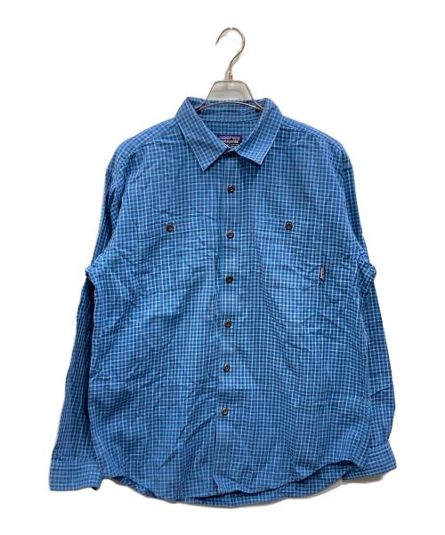 Patagonia（パタゴニア）Patagonia (パタゴニア) ピマコットンシャツ ブルー サイズ:Mの古着・服飾アイテム