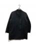 MUJI Labo（ムジラボ）の古着「カシミヤ混ノーカラーコート」｜ブラック