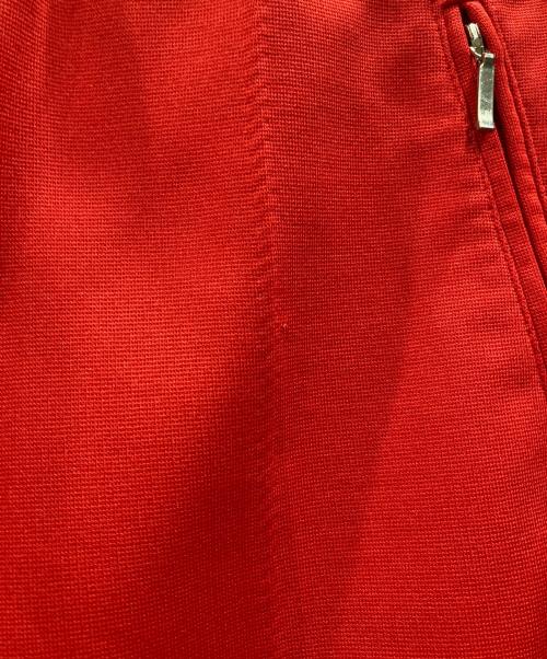 adidas（アディダス）adidas (アディダス) ワイドトラックパンツ レッド サイズ:Lの古着・服飾アイテム
