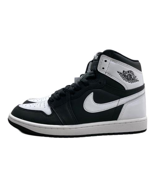 NIKE（ナイキ）NIKE (ナイキ) AIR JORDAN 1 RETRO HIGH OG ホワイト×ブラック サイズ:27㎝ 未使用品の古着・服飾アイテム