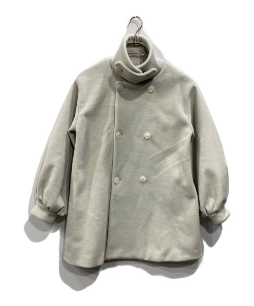 MUGUET（ミュゲ）MUGUET (ミュゲ) ダブルコート ミントグリーン サイズ:SIZE Fの古着・服飾アイテム