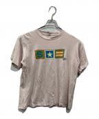 stussyステューシー）の古着「プリントTシャツ」｜ピンク