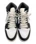 NIKE (ナイキ) エアジョーダン1MID ホワイト×ブラック サイズ:27.5㎝：6000円
