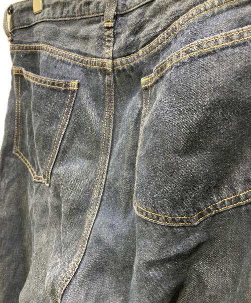 中川政七商店（ナカガワマサシチショウテン）中川政七商店 (ナカガワマサシチショウテン) リネンデニムパンツ インディゴ サイズ:Lの古着・服飾アイテム