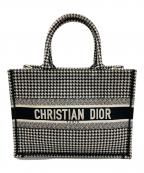 Christian Diorクリスチャン ディオール）の古着「ブックトートミディアム」｜ホワイト×ブラック