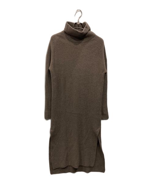 1er Arrondissement（プルミエ アロンディスモン）1er Arrondissement (プルミエ アロンディスモン) ニットワンピース ブラウン サイズ:表記なしの古着・服飾アイテム