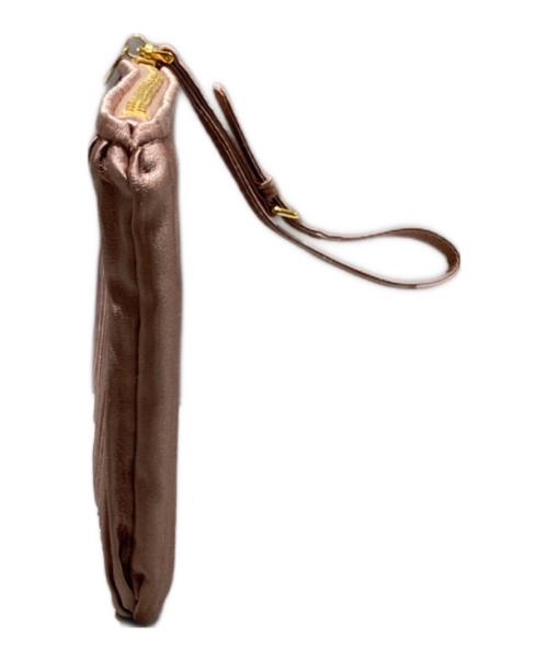 MIU MIU（ミュウミュウ）MIU MIU (ミュウミュウ) クラッチバッグ ピンクの古着・服飾アイテム