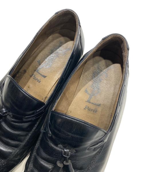 Yves Saint Laurent（イヴサンローラン）Yves Saint Laurent (イヴサンローラン) タッセルシューズ ブラック サイズ:26㎝の古着・服飾アイテム