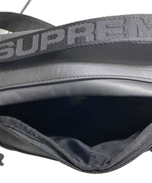 SUPREME（シュプリーム）SUPREME (シュプリーム) Leather Waist Bag ブラックの古着・服飾アイテム