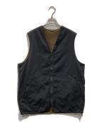 STEVEN ALANスティーブンアラン）の古着「リバーシブルベスト」｜ブラック