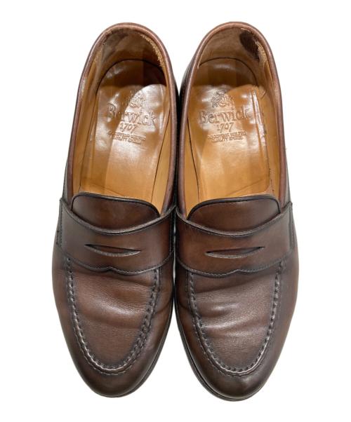 berwick（バーウィック）berwick (バーウィック) ローファー ブラウン サイズ:UK6 1/2の古着・服飾アイテム