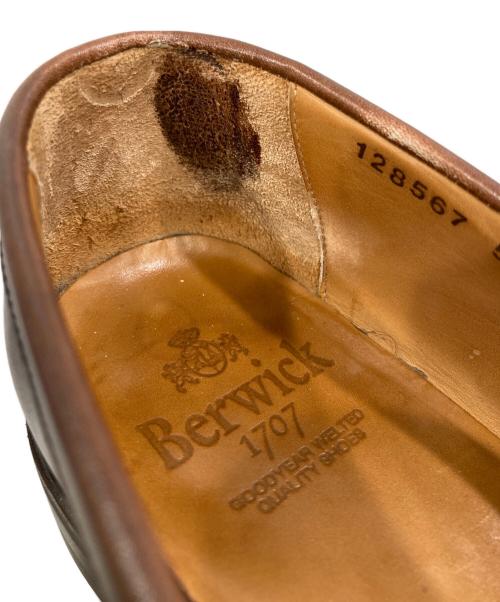 berwick（バーウィック）berwick (バーウィック) ローファー ブラウン サイズ:UK6 1/2の古着・服飾アイテム