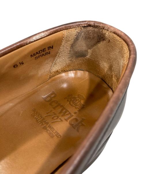 berwick（バーウィック）berwick (バーウィック) ローファー ブラウン サイズ:UK6 1/2の古着・服飾アイテム