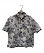 UNDERCOVERISMアンダーカバーイズム）の古着「シルクシャツ」｜グレー