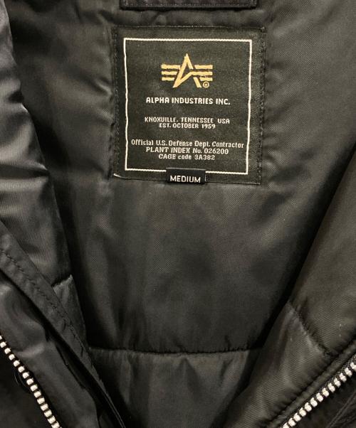 ALPHA（アルファ）ALPHA (アルファ) N-3Bタイプコート ブラック サイズ:Mの古着・服飾アイテム