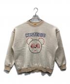 Hysteric Glamourヒステリックグラマー）の古着「RED EYE FLASH刺繍 オーバーサイズスウェット」｜ベージュ