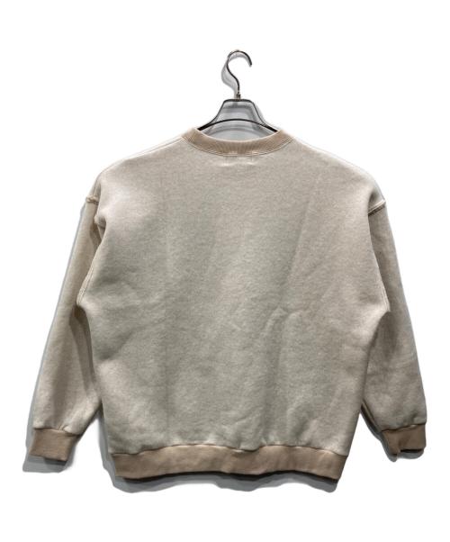 Hysteric Glamour（ヒステリックグラマー）Hysteric Glamour (ヒステリックグラマー) RED EYE FLASH刺繍 オーバーサイズスウェット ベージュ サイズ:Free 未使用品の古着・服飾アイテム