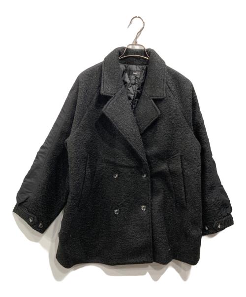loaf（ローフ）loaf (ローフ) 切替Pコート ブラック サイズ:SIZEONEの古着・服飾アイテム