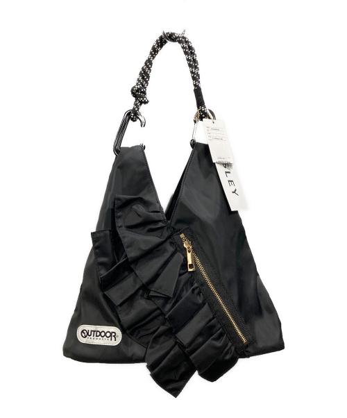 OUTDOOR PRODUCTS（アウトドア プロダクツ）OUTDOOR PRODUCTS (アウトドア プロダクツ) RISLEY (リズレー) トライアングルミニフリルBAG ブラック サイズ:- 未使用品の古着・服飾アイテム