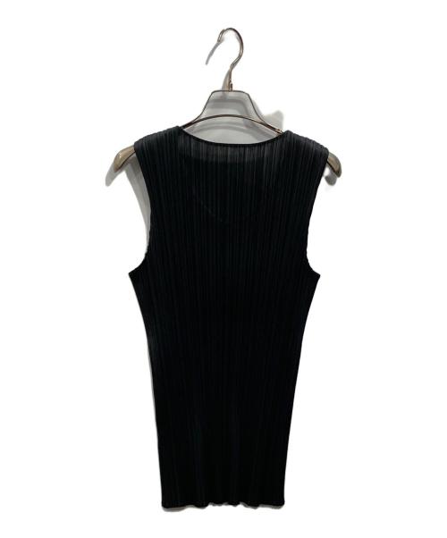 PLEATS PLEASE（プリーツプリーズ）PLEATS PLEASE (プリーツプリーズ) ノースリーブカットソー ブラック サイズ:4の古着・服飾アイテム
