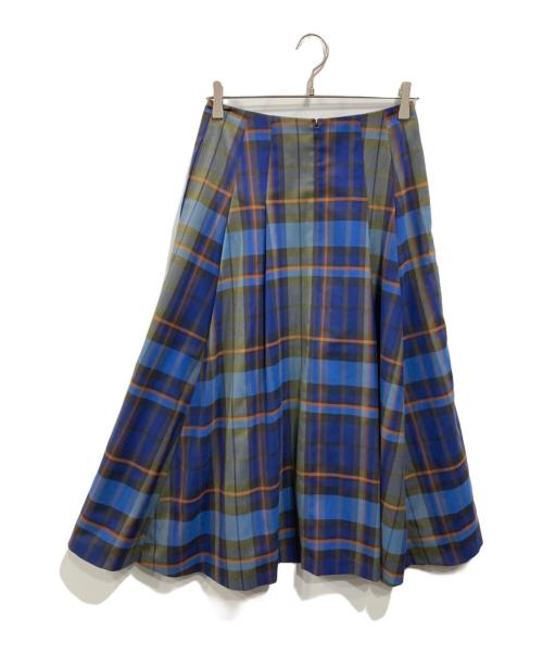 MACKINTOSH PHILOSOPHY（マッキントッシュ フィロソフィー）MACKINTOSH PHILOSOPHY (マッキントッシュ フィロソフィー) チェックフレアスカート マルチカラー サイズ:SIZE38の古着・服飾アイテム
