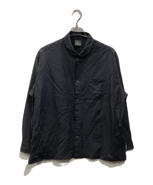 axesquin（アクシーズクイン）AXESQUIN (アクシーズクイン) HELIUM L/S SHIRTS ブラック サイズ:Lの古着・服飾アイテム